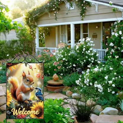 Large House Flag Spring Summer Garden Flag 28 x 40 Double Sided - color: Spring-28 x 40"