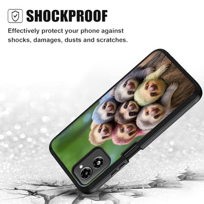 Designed for Moto G Power 5G 2024 Case, Military Grade Heavy Duty 3-Layer Shockproof Full-Body Protective Cover for Motorola Moto G Power 5G 2024, Cute Sloths - color: Cute Sloths