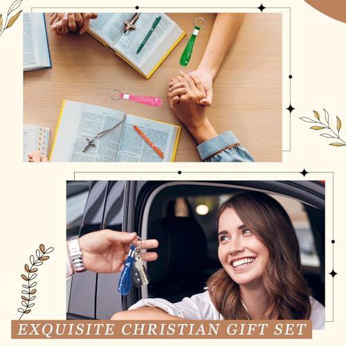 Hollowfly 24 Set/96 Pcs Christian Church Religious Gifts Bulk(Colorful) - color: Colorful