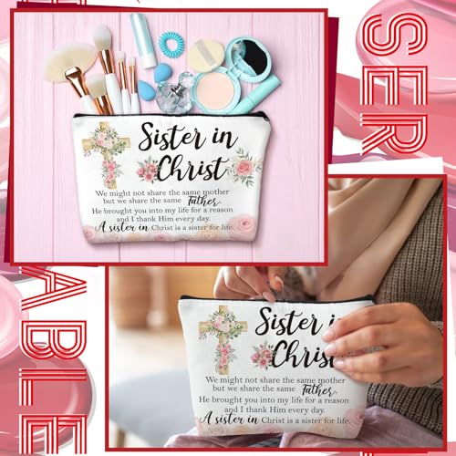Aliceset 2 Pcs Christian Bible Verse Tote Bags for Women - style: Rose