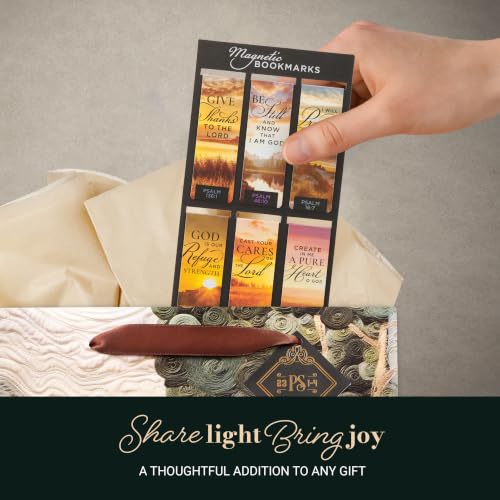 Christian Art Gifts Colorful Scripture Magnetic Bookmark Psalms - color: Sunrise/Sunset Psalms