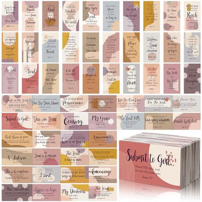 Estune 240 Pcs Bible Verse Cards bulk with Full Scripture, Delicate Style - style: Delicate Style
