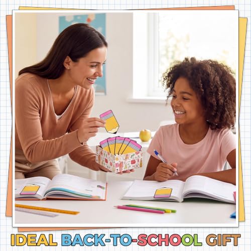 Eaasty 60 Pcs Back to School Magnetic Bookmarks Bulk Pencil Magnet Book Page Marks Clips for Students Teachers First Day of School Classroom Rewards Office Supplies Home Reading Favor - style: Pencil
