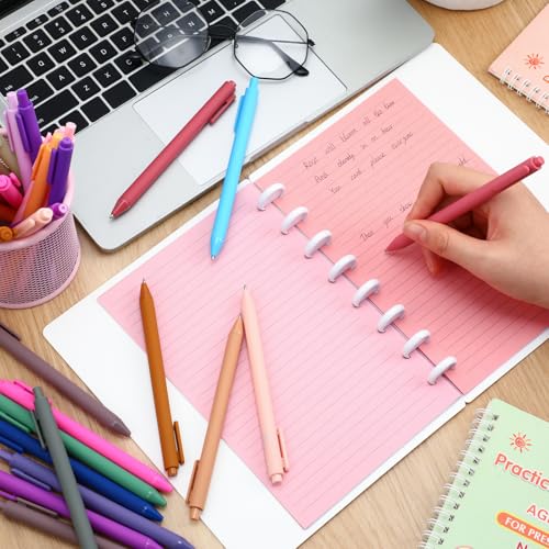 100 Pcs Ballpoint Gel Pens Bulk Retractable, Morandi - style: Morandi