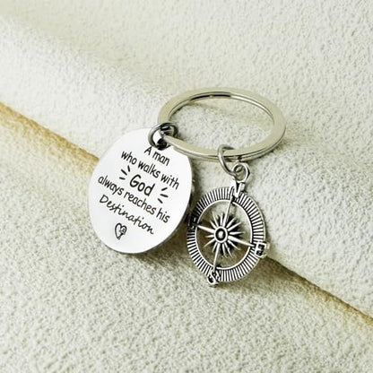 Religious Baptism Gifts for Boys Christian Catholic Confirmation Gift for Men Teen Boys First Communion Christening Easter Basket Stuffers for Him Godson Baptism Catholic for Pastors Faith Church