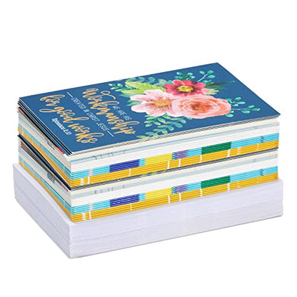 Faithful Finds Birthday Cards for Women - 48 Pack, 4 x 6 In, Multicolor, Contemporary - Christian Birthday Cards Bulk Set with Envelopes & Bible Verses