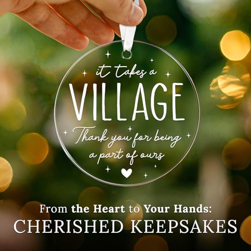 Teacher Ornament 2026, Teacher Christmas Ornament, Christmas Teachers Gifts - color: Thank You 6