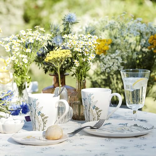 Lenox Wildflowers Stoneware Mug Set for 4, 12oz - style: Mugs, Set of 4