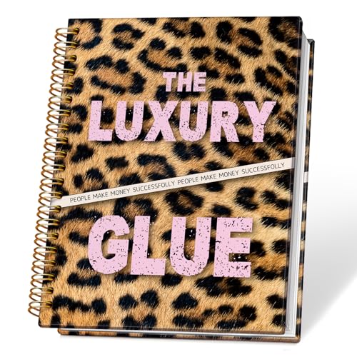 Fashionable Leopard Notebook, Trendy Cheetah Print Notebooks for Note Taking, Funky Leopard Journal, Luxury Modern Journals for Writing, Aesthetic Office Supplies, 5.5x8.3 Inch - color: 05-Bible(09)