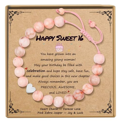 Sereney Birthday Gifts for Girls, 1-16 Year Old Girl Birthday Bracelet Gift - style: 16th Bday