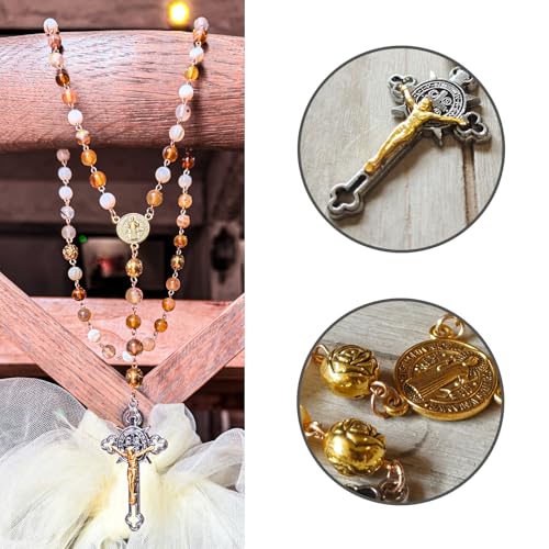 8mm Large‑Size Agate Rosary
