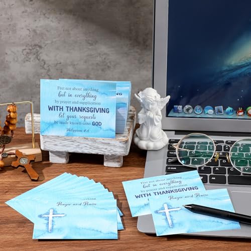 200 Pcs Blank Prayer Request Cards 3x4, Stylish Style, Blue - color: Blue, size: Stylish Style