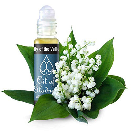 Oil of Gladness Lily of the Valley Anointing Oil - Oil for Daily Prayer, Ceremonies and Blessings 1/3 oz Roll-On - size: 1/3 Ounce Roll-On