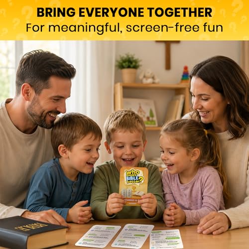 Who Knows Bible Better - Teachings and Facts Card Game, 300 Questions - color: Bible Teachings & Facts
