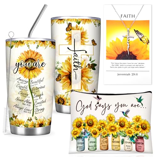 Christian Gifts For Women Faith, Sunflower Gift Box