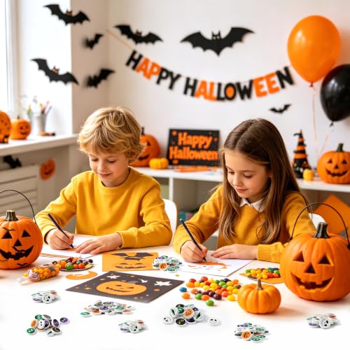 Halloween Character Mini Erasers Bulk, 60PCS Kid Student Party Favor - style: Halloween Character