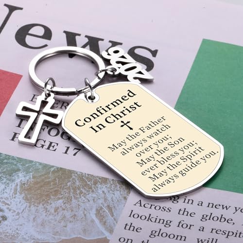 Confirmation Gift for Teen Girls, Confirmation Gifts for Boys, Boys Confirmations Gifts for Teens, 2026 Christian Bible Verse Keychain for Teens Godson Goddaughter Kids, Religious Christian Keychain