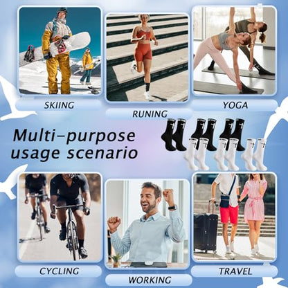 Chicingyou Christian Cross Socks for Men Youth, Us Size 6-12 - color: White, Black