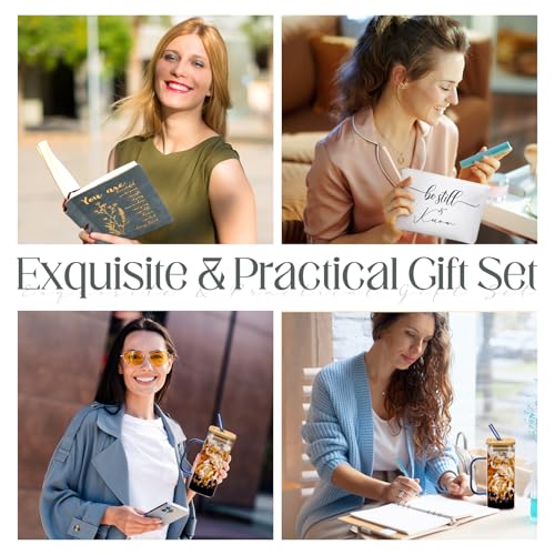 Skylety 6 Pcs Christian Gifts Set for Women Bible Study Supplies, Blue - color: Blue