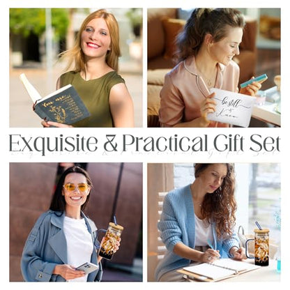 Skylety 6 Pcs Christian Gifts Set for Women Bible Study Supplies, Blue - color: Blue