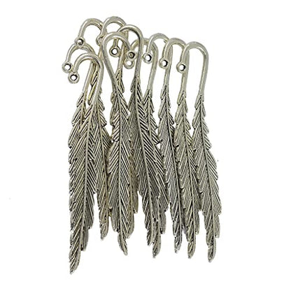Esquirla 30x Retro Silver Bookmark Metal Charms Pendant for - color: 30pcs Tibetan Silver