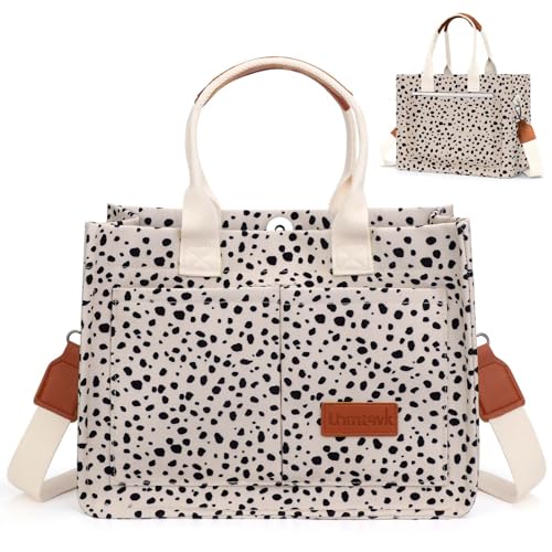LHMTQVK Canvas Tote Bag for Women, Work & Bible Study Handbag - color: Leopard