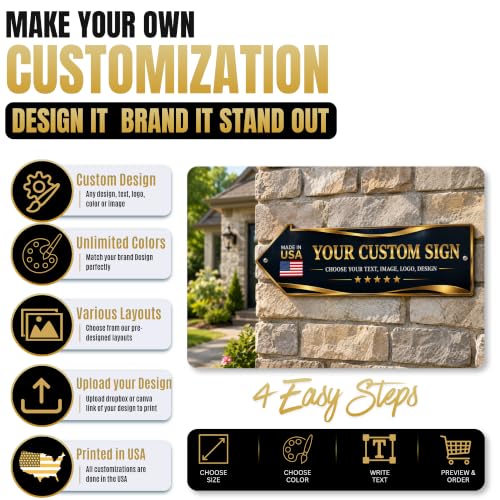 Custom sign outdoor LEFT arrow sign by BCB | direction signs Printed in USA - color: Left Arrow Metal Sign