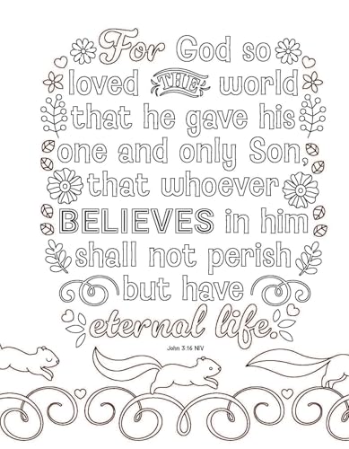 Color the Bible for Girls: Pages and Pages of Favorite Bible Verses to Color!
