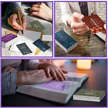 Maitys 240 Pcs Bible Verse Cards for Women Christian Scripture,Marble - style: Marble