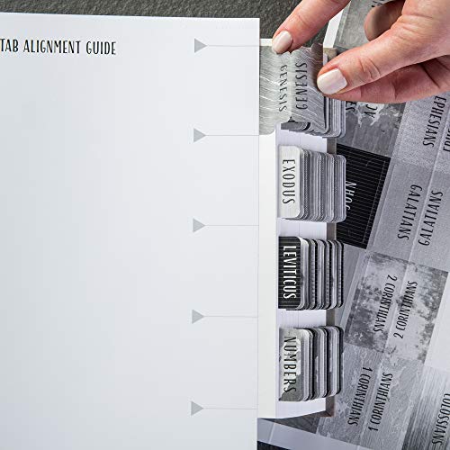 DiverseBee Laminated Bible Tabs for Men and Women (Noble Theme) - color: Noble