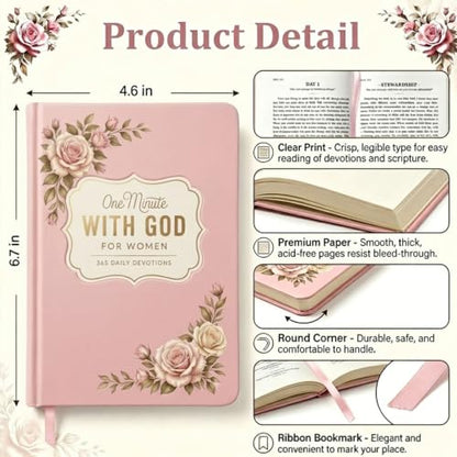 One Minute with God for Women 2026 Daily Devotional Prayer Journal - color: C