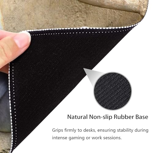 Gray Langur Monkeys Grooming Wildlife Primate Mouse Pad, Nature Desk Mat - color: Color_DE0001XX