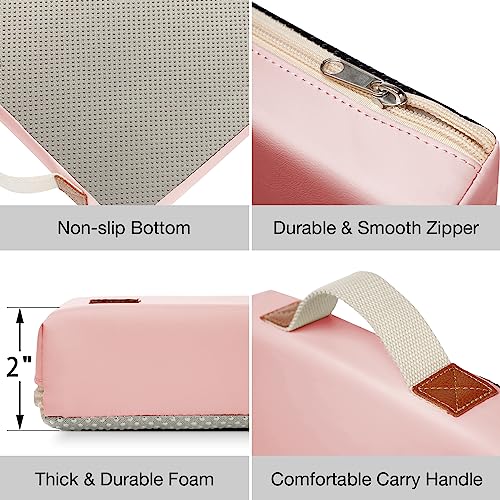 HappyPicnic Waterproof Garden Kneeling Pad, 2in Thick, Pink, 1 Pack - color: Light Pink