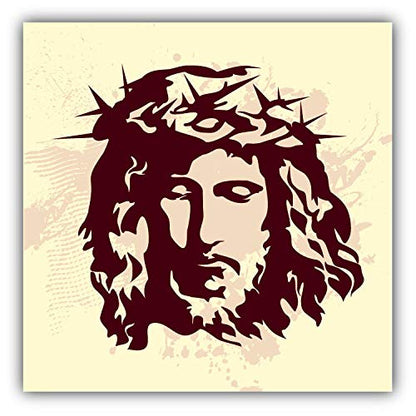 Face of Jesus 2" 18 Pack Planner Calender Scrapbooking Crafting Stickers