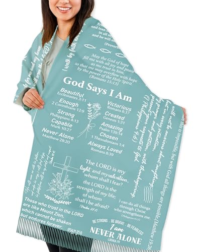 Bozidol Prayer Shawls and Wraps for Women - color: Mist Teal