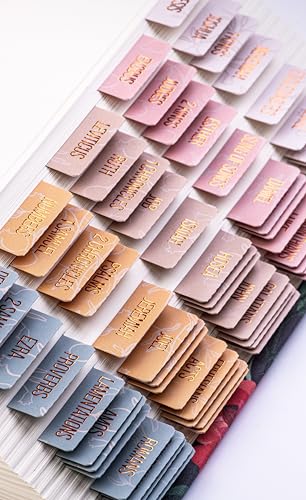 DiverseBee Laminated Bible Tabs with Gold Embossed Lettering (Honeydew) - color: Honeydew