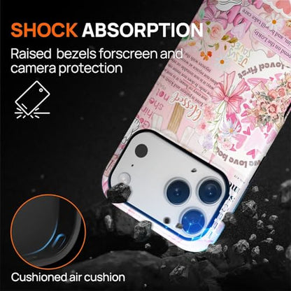 Magnetic Case for iPhone 18 Pro iPhone 17 Pro,Compatible with Magsafe PC Hard Shell & Silicone Inner Bumper Anti-Scratch Cover Shockproof Slim Retro Newspaper Collage Religious Jesus - color: Retro Newspaper Collage Religious Jesus, size: iPhone 18 Pro iP