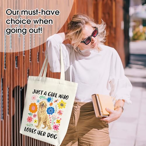 Doreen's Boutique Aesthetic Canvas Handbag Tote Bag - style: Dog 2