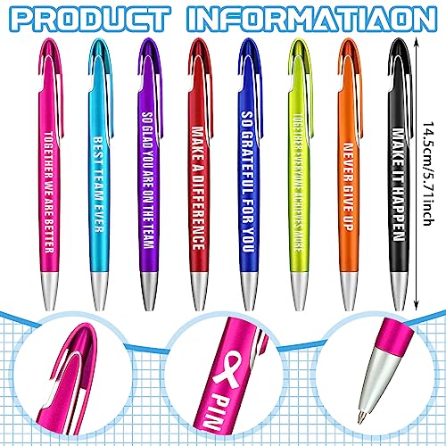 Lincia 100 Pcs Employee Appreciation Ballpoint Pen, Medium Point, Black Ink - style: Employee Appreciation