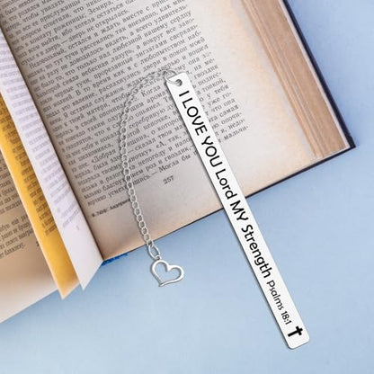 Inspirational Christian Bookmarks Gifts Metal Christian Bookmarks Gifts Bible Verse Bookmark for Reading Women Scripture Faith Book Marks Birthday Gift for Book Lovers - color: Religious Bookmark 08