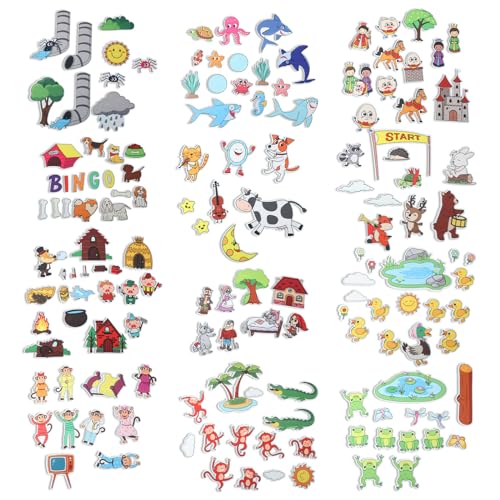 12 Set Felt Story Pieces Flannel Board Preschool,Fairy Tales - style: Fairy Tales