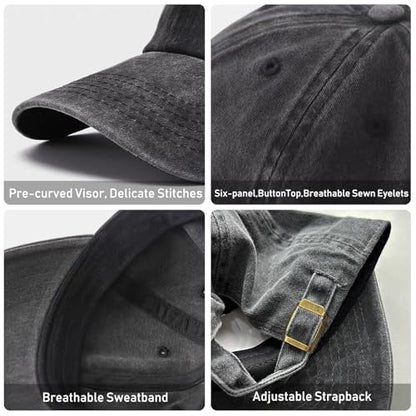 Embroidered Baseball Cap Christian Hat for Men Women - color: Black, style: Faith Usa Flag