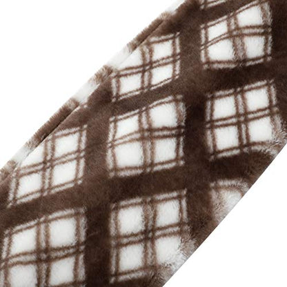 LA CARRIE Womens Leopard Print Infinity Scarf Loop Circle Neck Warmer - color: Dark Grey Plaid