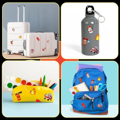Haooryx Firefighter DIY Sticker Roll, 300Pcs Make Your Own Firefighter Dog - style: Firefighter 1Roll