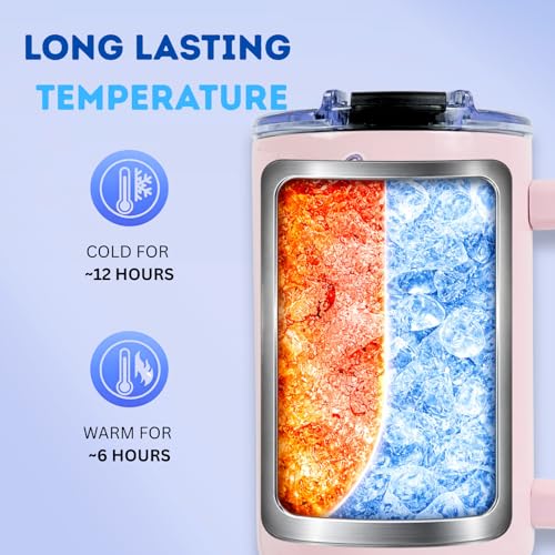 Gifts for Nana, Nana Birthday Gift Tumbler 40oz with Handle and Straw, Nanas Gifts for Birthday, Christmas, Retirement from Grandkids or Family, Nana's Tumbler - color: Best Nana