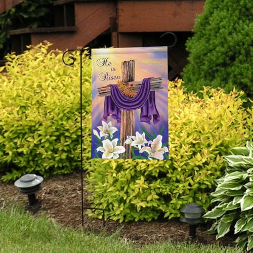 Briarwood Lane Easter Cross Garden Flag - color: Cross