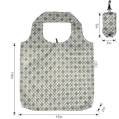 HOLYLUCK Reusable Grocery Bags,Heavy Duty Foldable Shopping Tote Bag (Standard, 3 Maze) - color: 3 Maze, style: Standard
