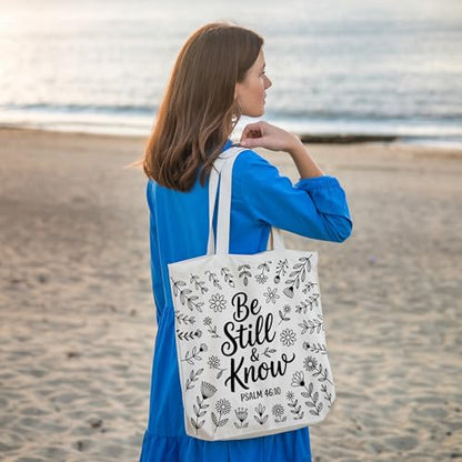 Bible Bags for Women, Christian Tote Bag, Gifts for Christian Women - color: Green