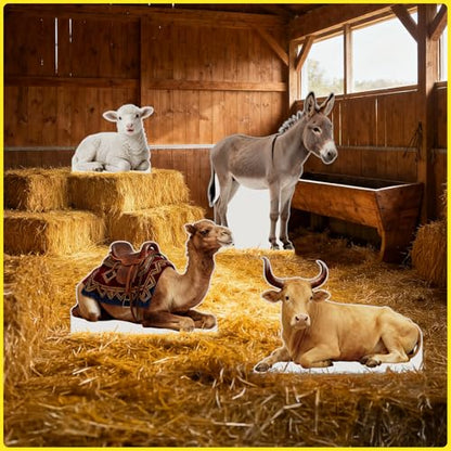 Nativity Camel 1FT Life Size Cardboard Cutout, 1 PC - color: Camel1, size: 1FT