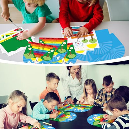 Motipuns 24 Sets Romans Road to Salvation Craft Kit Kids Sunday School